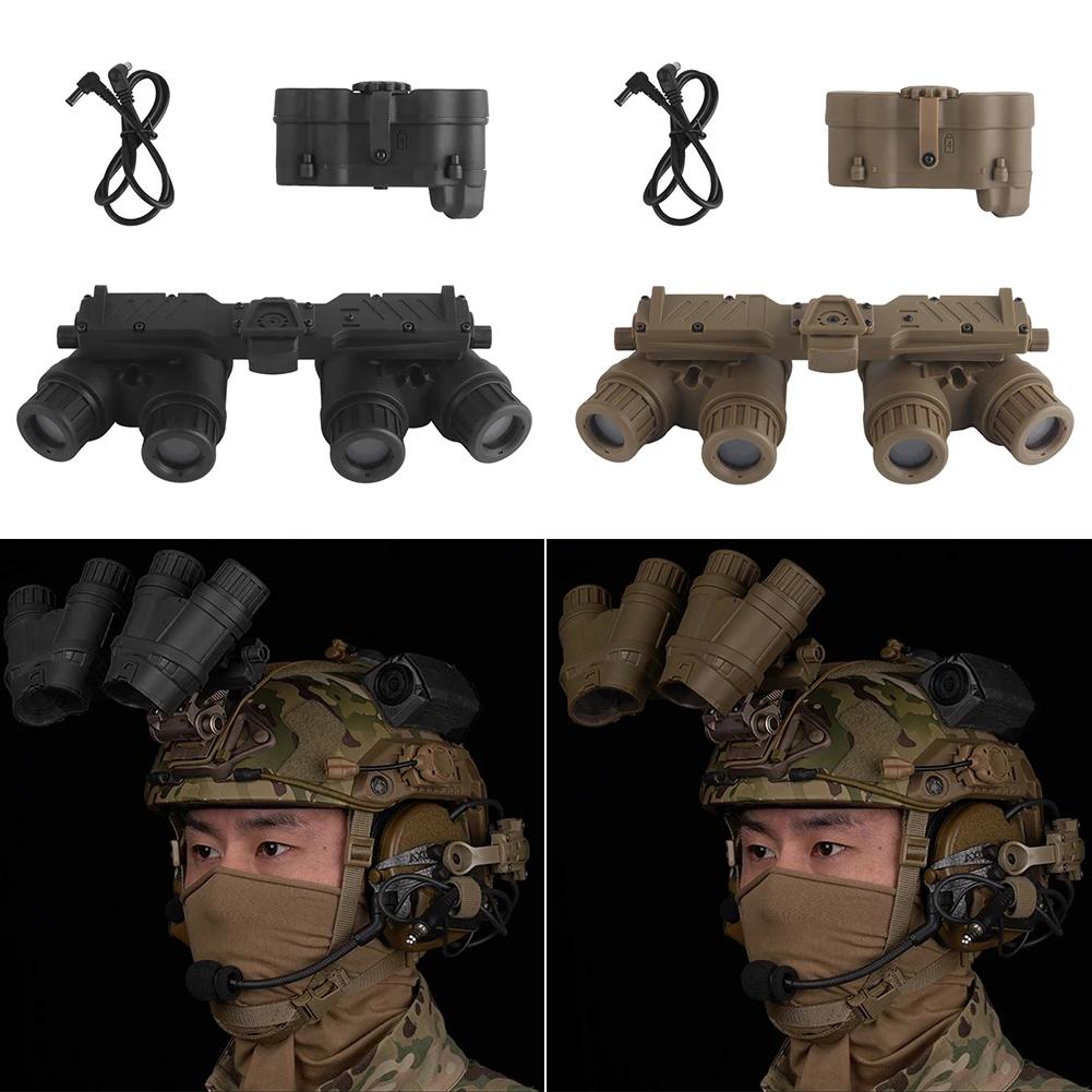 GPNVG 18 Night Vision Goggle Tactical Helmet Binocular Model Four-Eye Night Vision Device Model for Cosplay Tactical Games