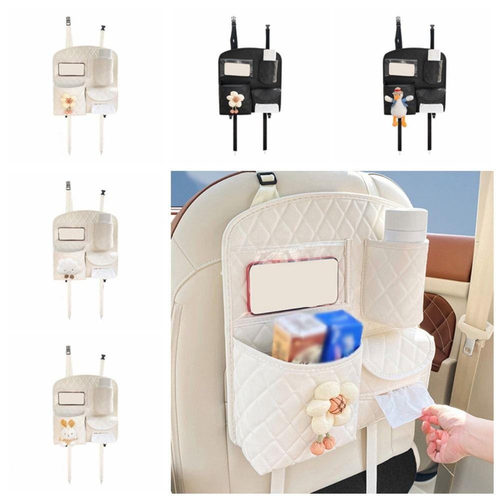 Household Car Seat Back Hanging Bag Multi-Pocket Car Document Holder  Car Accessories