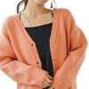 Mishmash X Oriental Traffic Shaggy Knit MO33N02 Pink Cardigan/MO33N02 Women's