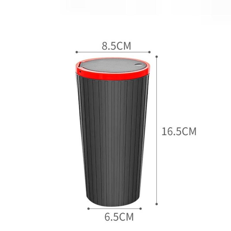 Universal Car Trash Bin Can Mini Auto Dust Organizer Car Interior Rubbish Bag Garbage Container Storage Box Bucket Auto Accessor