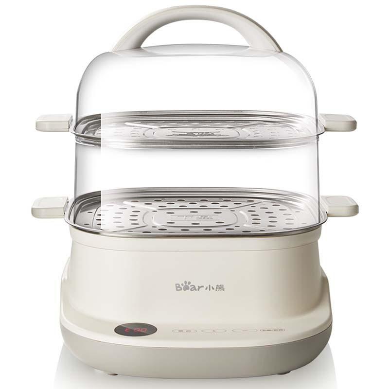 Electric steamer, household steamer, household electric steamer, multifunctional double-layer large capacity steamer 220-240V белый
