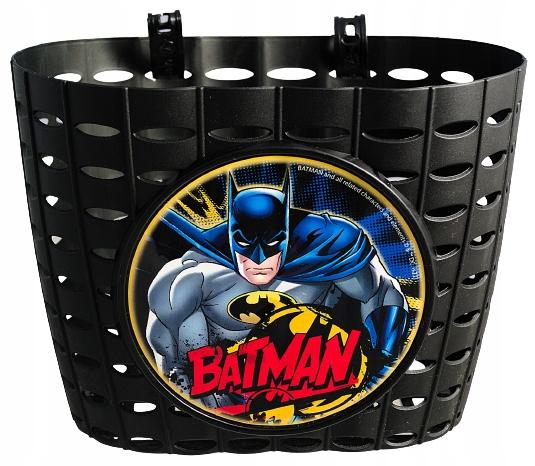 Plastic Basket For Bike/Scooter Black Batman