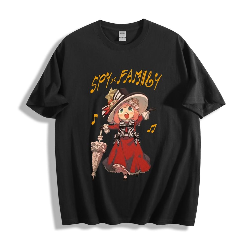 Spy×Family Anya Elegant Outfit T-Shirt - Stylish Musical Design Unisex Tee