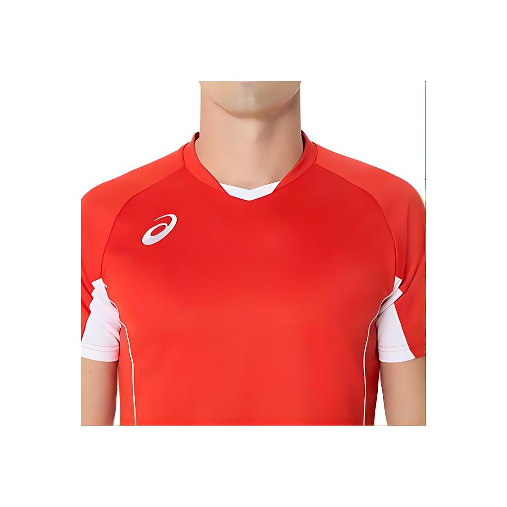Asics Logo Raglan Short Sleeve T-Shirt Men Tops Red 2053A218-600