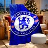 Chelsea F.C Print Blanket - Soft & Comfortable, for Bedroom, Travel, Sofa, Home Decoration - Birthday Christmas Gift for Friend