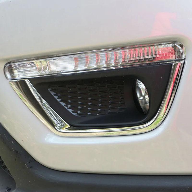 Für Jeep Compass 2017 2018 ABS Auto Nebelscheinwerferabdeckung Nebelscheinwerfer Lichtabdeckungen Aufkleber