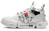 Essence 2 ACE Cushioning Slip Resistant Abrasion Resistant Mid Top Vintage Basketball Shoes Women's Frost White ABCS012-2