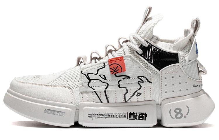 Li Ning Essence 2 ACE Cushioning Slip Resistant Abrasion Resistant Mid Top Vintage Basketball Shoes Women's Frost White ABCS012-2