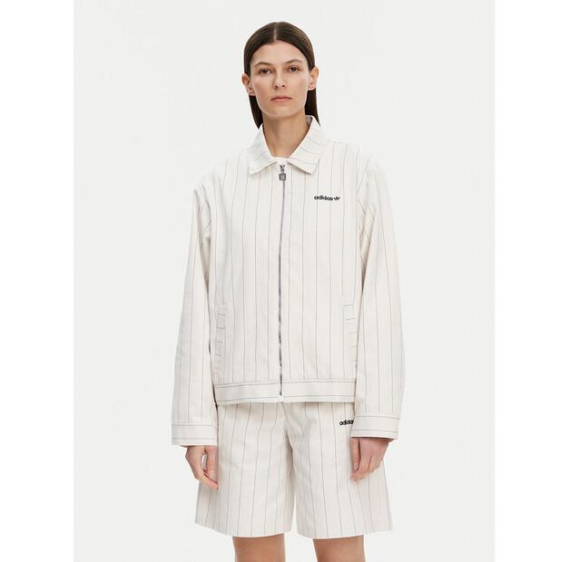 

Демисезонная куртка adidas Pinstripe Harrington JJ3476 White Loose Fit M