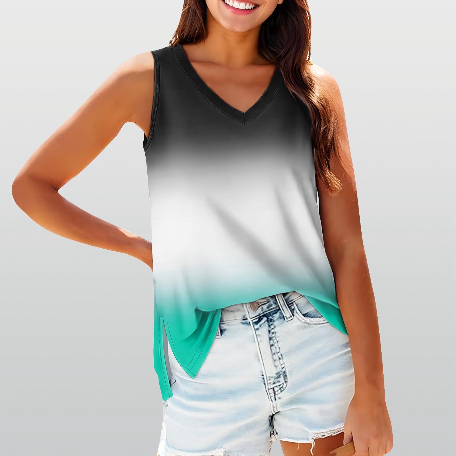 

Женская майка для девочек, однотонный повседневный топ, топы на бретелях для женщин, свободные топы без рукавов, струящиеся L циан