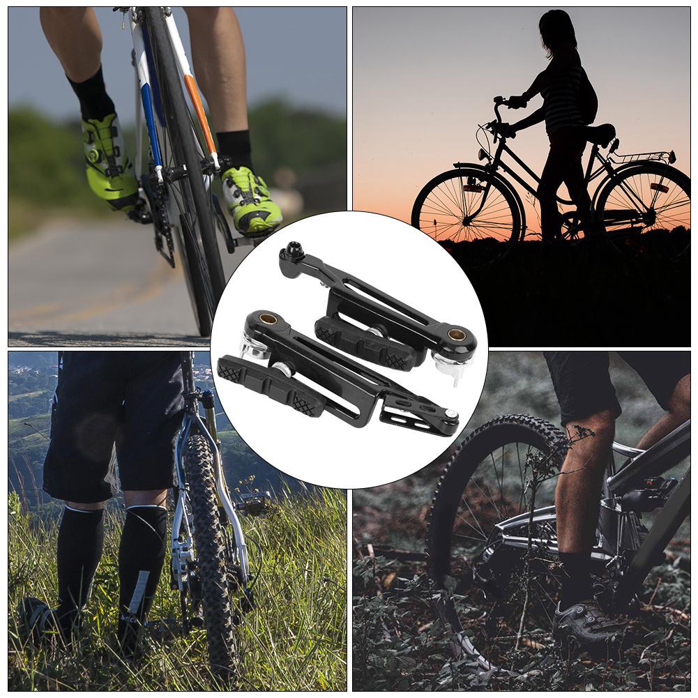 

A Pair of Aluminium Alloy High Strength Black Folding Bike Long Arm V Brake 412 Modified Bicycle Accessory
