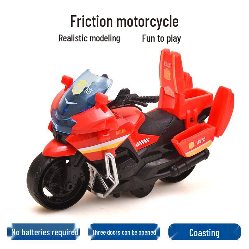 Children's Inertia-Powered Excavator Toy - Educational Pull-Back Car Gift