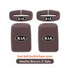 RVGH1 Car Seat Belt Protection Silicone Buckle Clip Cover For KIA Cerato Proceed Venga Stonic Picanto Sorento Stinger