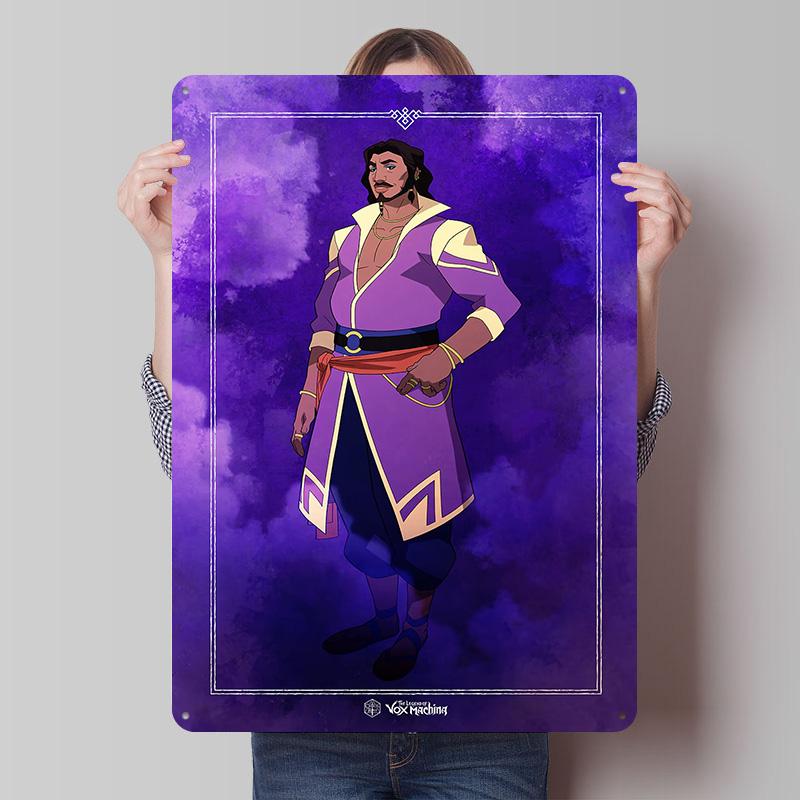 The Legend of Vox Machina Tinplate Posters Customizable Wall Art Retro Vintage Metal Tin Signs for Home and Decoration Gaming
