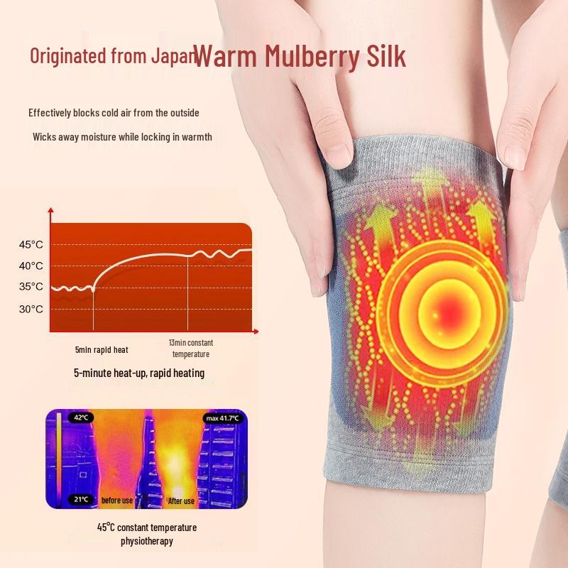 Seide Dicke Knieschoner für Herbst/Winter - Wärme & Schutz für Männer und Frauen