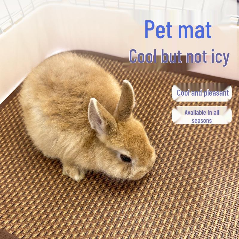 Rabbit & Small Pet Rattan Cooling Mat for Summer