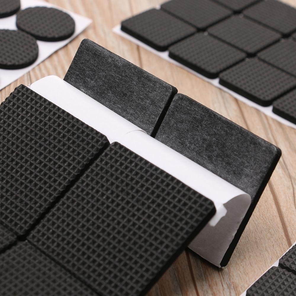 1/2/6/15/24PCS Soft Chair Fittings Table Bumper Furniture Leg Pads Anti Noisy Floor Protector Anti-slip Mat