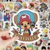 50/100pcs Kawaii Japan Anime ONE PIECE Stickers Cute Cartoon Luffy Zoro Graffiti Sticker Decals for Kids Toy Phone Luggage