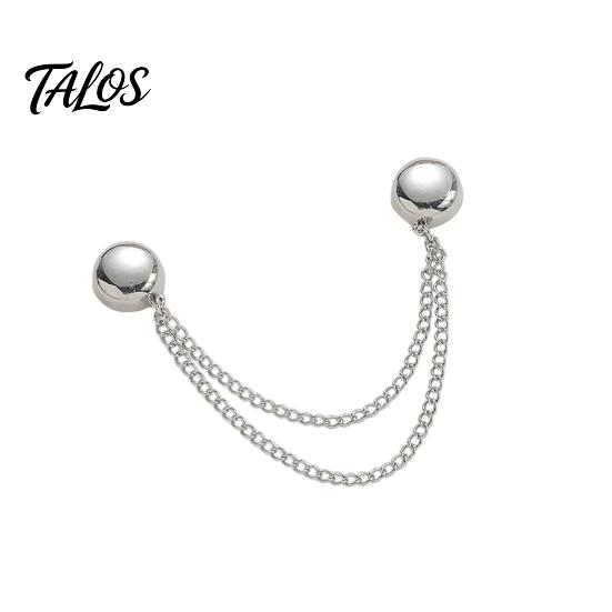 Easy Adjust Clothing Magnets Magnetic Trouser Leg Clips with Chain, Reusable Adjustable Alloy Fasteners, Cuff Folders No Damage Buckle for T-shirt Hem