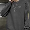 JEEP SPIRIT Men's Faux Two-Piece Round Neck Casual Sweatshirt