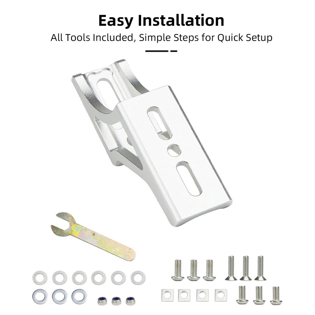 Front Carrier Block for Brompton Cline Folding Bicycles Upgrade Aluminum Pig Nose Adapter Height Adjustable Seat Post