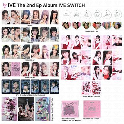 2. EP-Album IVE SWITCH Offizielle Fotokarte Postkarte Herzkarte Poster KPOP