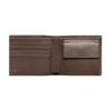 Gucci Logo GG Detail Ceramic Effect Canvas Wallet Men wallet Beige Dark-Brown 768244-FACQC-9773