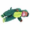16 Inch Lifelike Baby Doll Cute Vinyl Baby Doll with Dinosaur One Piece Pajamas Pacifier for Kids