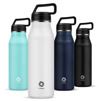 FJbottle 1.2 Liter Vacuum Insulated Stainless Steel Water Bottle, Keeps Hot or Cold, Direct Drinking, Simple, Stylish, Lightweight, Thermos Flask,