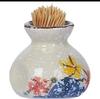 Cute Japanese Ceramic Toothpick & Cotton Swab Holder
