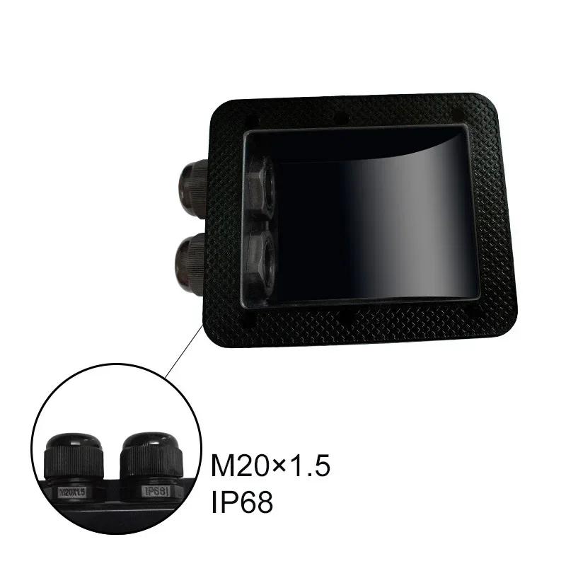 Caravan Solar Car Junction Box Cable Entry Gland Box Roof Wire Entry Cable Connector Single/Dual Hole Automotive Accessorie Amag