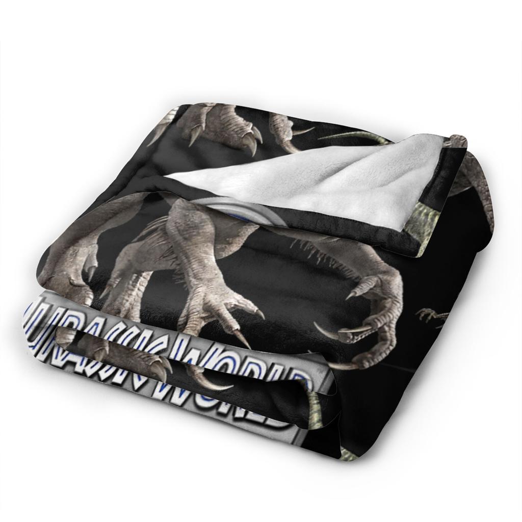 Jurassic World Indominus Rex Raptor Run Soft Blankets Decorative Plush Throw Blanket Chair Flannel Bedspread Sofa Bed Cover