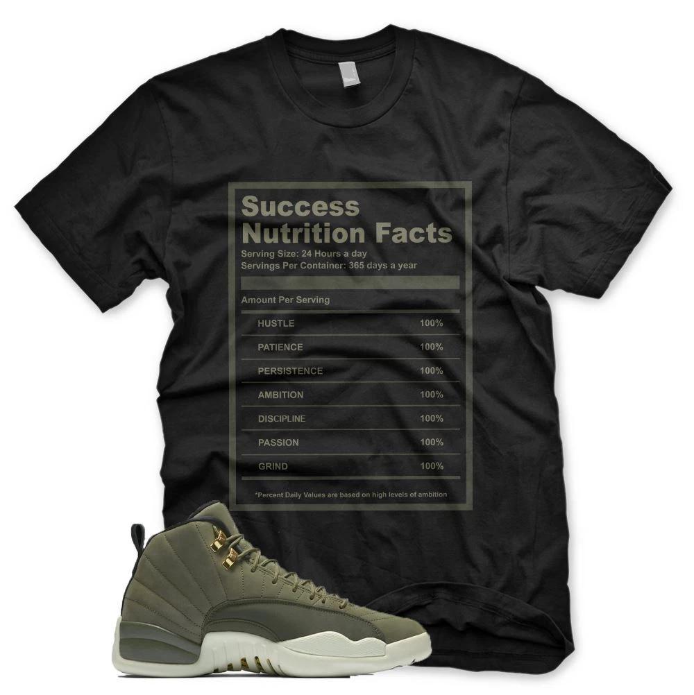 New SUCCESS NUTRITION FACTS T Shirt for J1 Class of 2003 CP3 Olive Green 2XL
