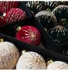 Velvet Wrapped Christmas Ball Set - DIY Tree Decorations & Hanging Ornaments