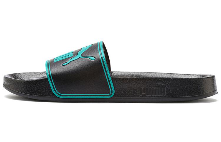 PUMA Leadcat Slide  Black Blue  360263-25 40.5