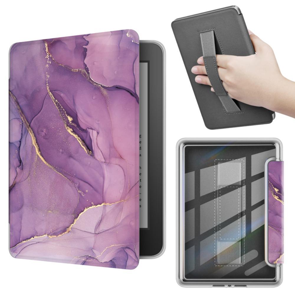 Hand Support 6 inch e-Reader Case Acrylic Shockproof Smart Cover Leather Auto Wake/Sleep for Kindle 2025/2025 11th Generation