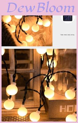 Solar Powered Retro Bulb String Lights For Your Garden Or Outdoor Space