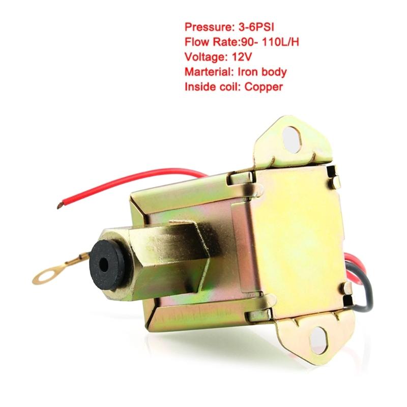 Universals 12V Electronic Inline Fuel Pump 3-6PSI Pressure Gas Petrols Diesels 40104 40106 40107 P502