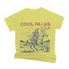 Cool Papa Club Print T Shirt For Unisex Crew Neck Short Sleeve Vintage Cowboy Fathers Day Streetwear Male Tshirts