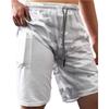 Sportshorts Mannen Sportkleding Dubbellaags Hardloopshorts Strandbroek Zomer Sportschool Fitness Training Jogging Korte Broeken