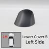Car Rearview Mirro Lens Mirror Lower Cover Cap Wing Side Mirror Lower Shell Housing For Mazda CX5 CX-5 2015 2016 Black Color
