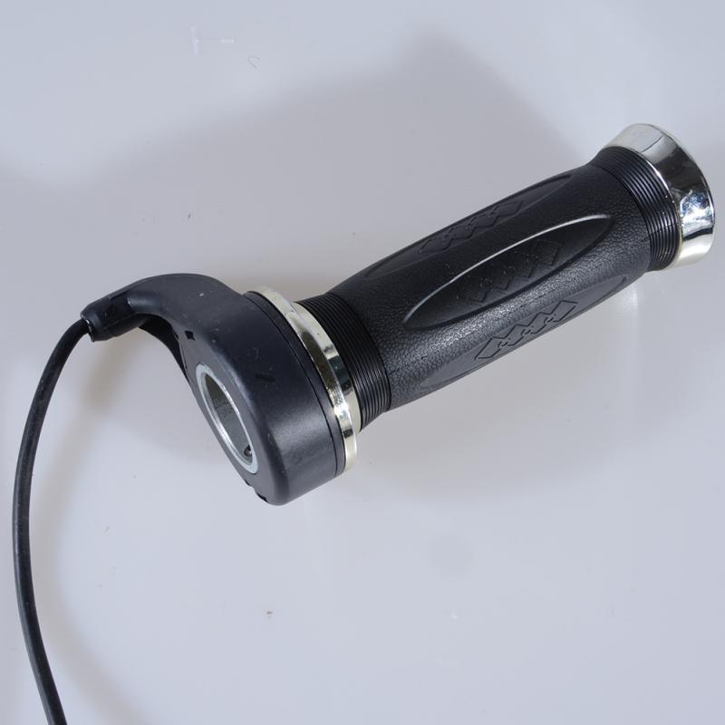 E-Bike Speed Handlebar 12v 24v 36v 48v Universal Black Electric Throttle Grip