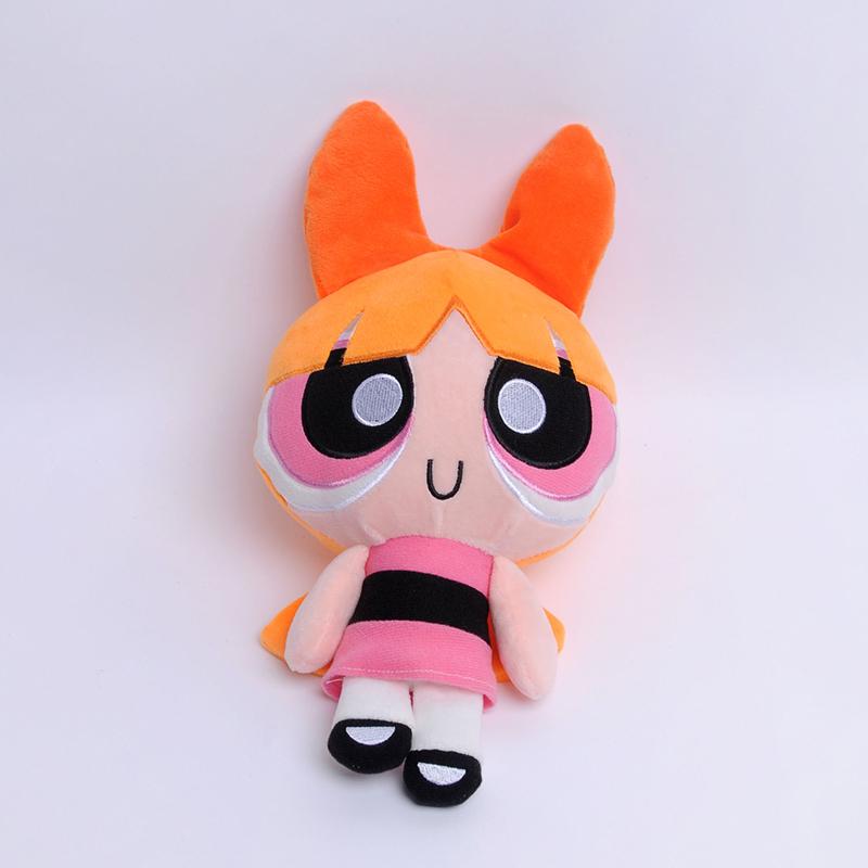 25cm Desene Animate Anime Powerpuff Girls Jucării de Pluș Drăguțe Blossom Buttercup Bubbles Păpuși de Pluș Umplute Cadouri pentru Copii