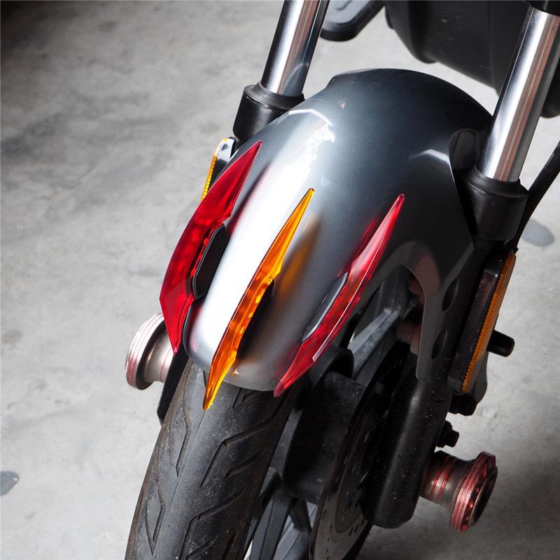 Decorative Winglets for Niu Electric Scooters: Claw-Shaped Side Enhancements & Colorful Wind Blades