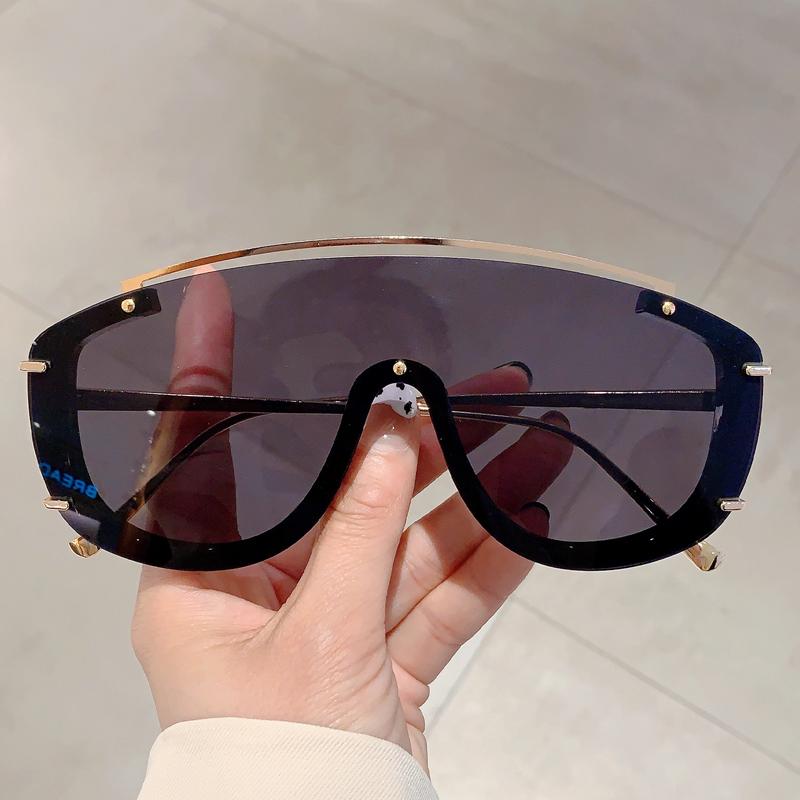 Y2k Stylish Women Sunglasses Fashion Gradient Outdoor Sports Shades Trendy Luxury Brand Design Futuristic Men Sun Glasses