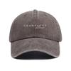 Gorra de Béisbol de Algodón Lavado Vintage Bordado con Logo de Celebración Sombrero de Fiesta Retro Champagne Por Favor Gorra para Festival Streetwear