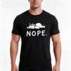 Nope Unicorn Tshirt Summer Casual Cotton Tee Oversized Streetwear Tops Vintage Graphic Print Loose Fit Short Sleeve