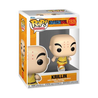 Funko Dragon Ball Krillin Collectible Vinyl Figure Gift Idea Official Product Toys for Kids Adults Anime Fans Model Figure for Collectors and Display