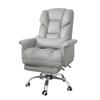Comfortable Leather Reclining Office Chair with Adjustable Backrest