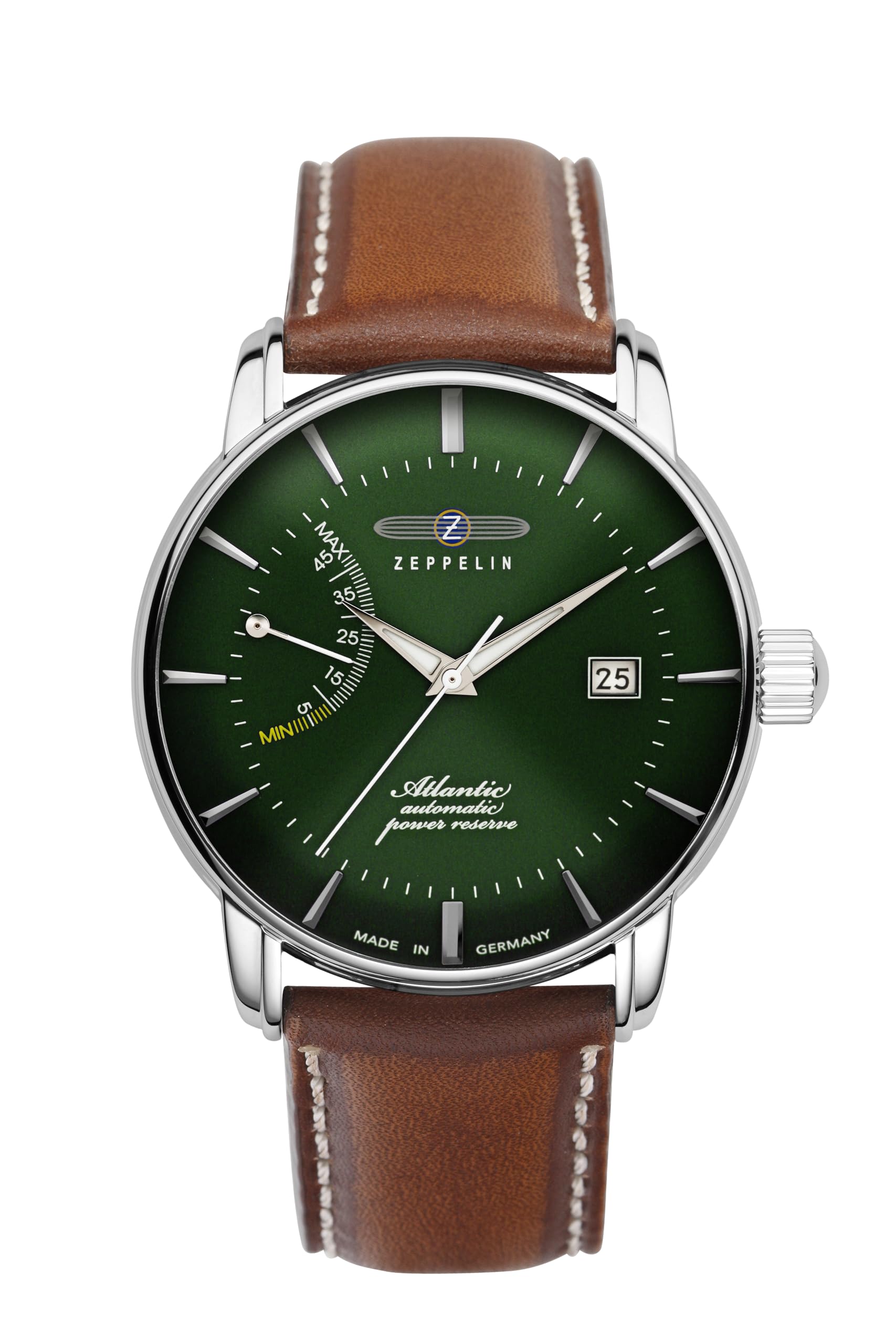 

[Zeppelin] Atlantic 8462-4 Men s Watch, Brown [Used]